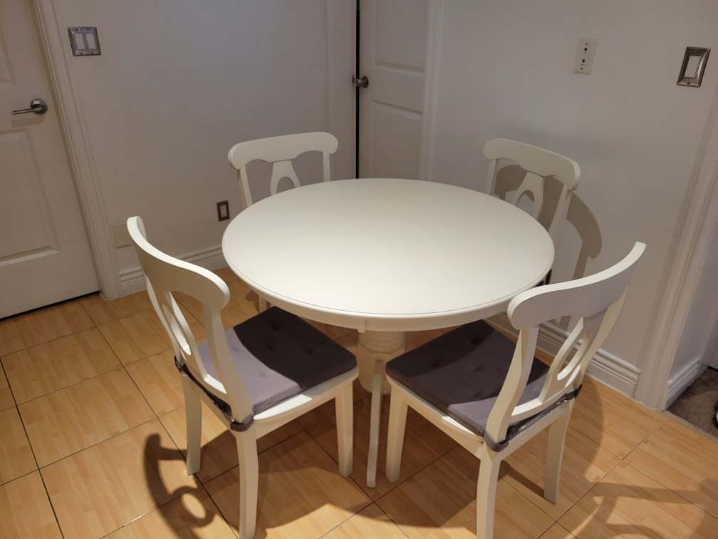 DHP Aubrey 5-Piece Dining Set - White