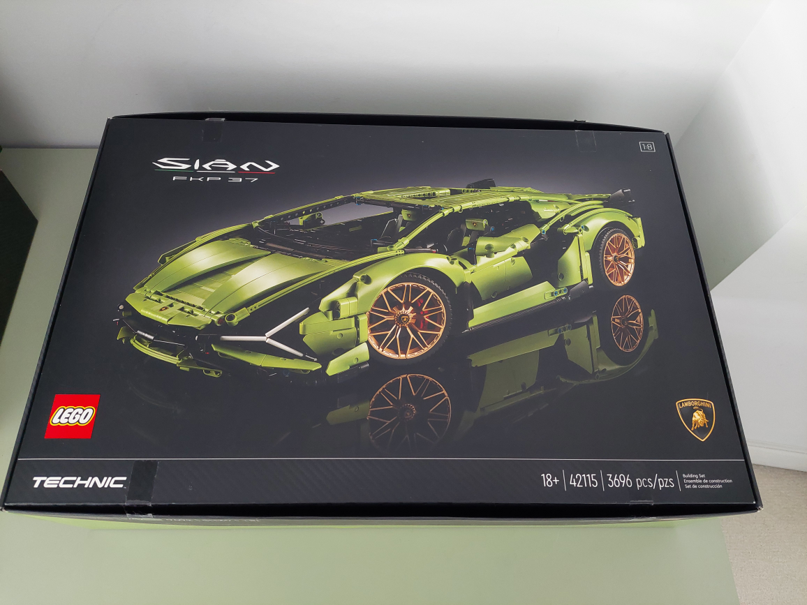 LEGO Technic Lamborghini Sian FKP 37 (Box & Manual Only)