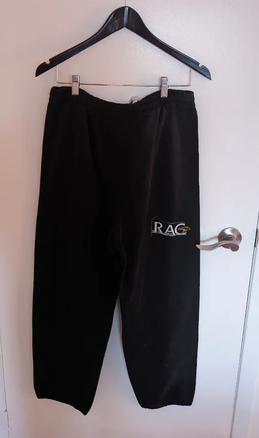 RAC Black Sweatpants - Medium thumbnail