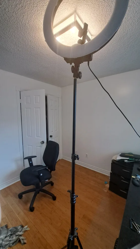 Creators & Artists --> LED Ring Light (8ft)  & Cell Phone Stand thumbnail