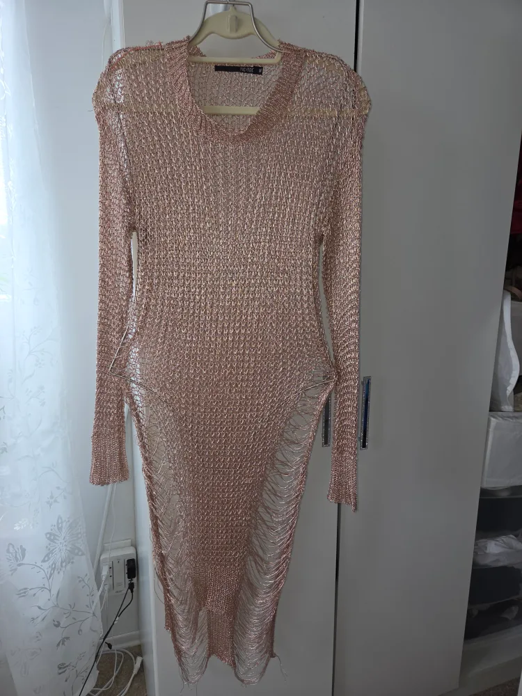 Mesh Rose Gold Dress thumbnail