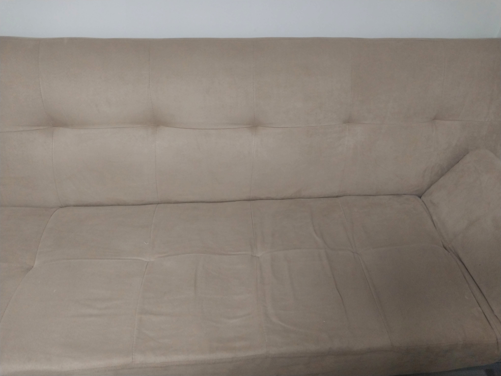 Beige Futon Sofa Bed - photo 2