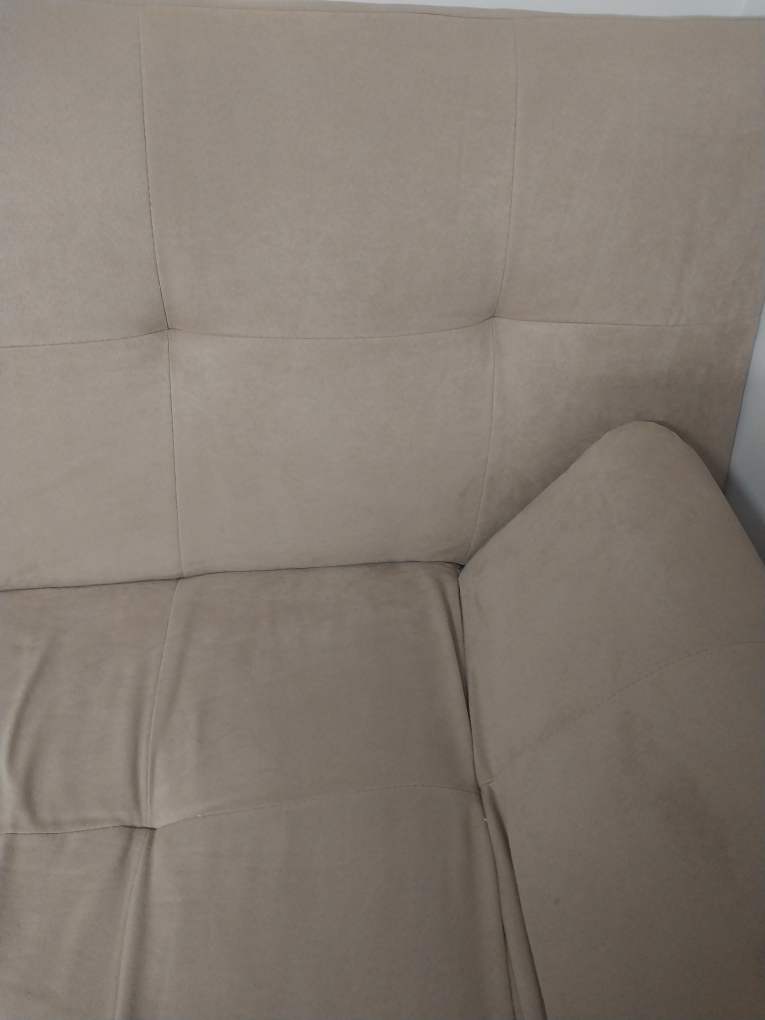 Beige Futon Sofa Bed - photo 3