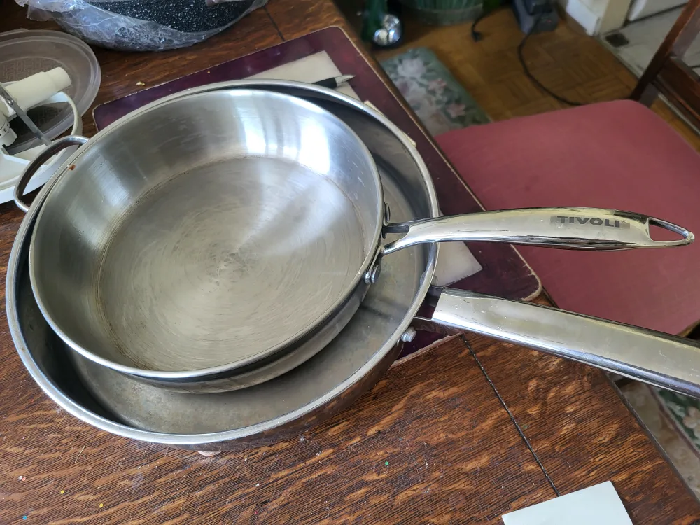 Martha Stewart Everyday 12-inch Stainless Steel Frying Pan thumbnail