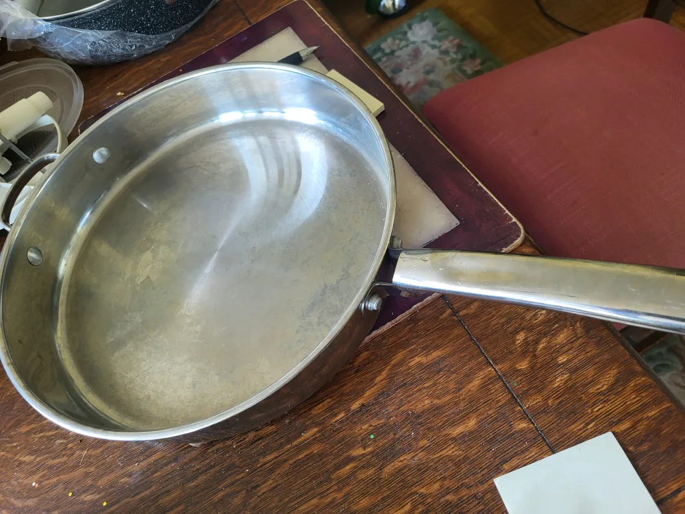 Martha Stewart Everyday 12-inch Stainless Steel Frying Pan image indicator(2)