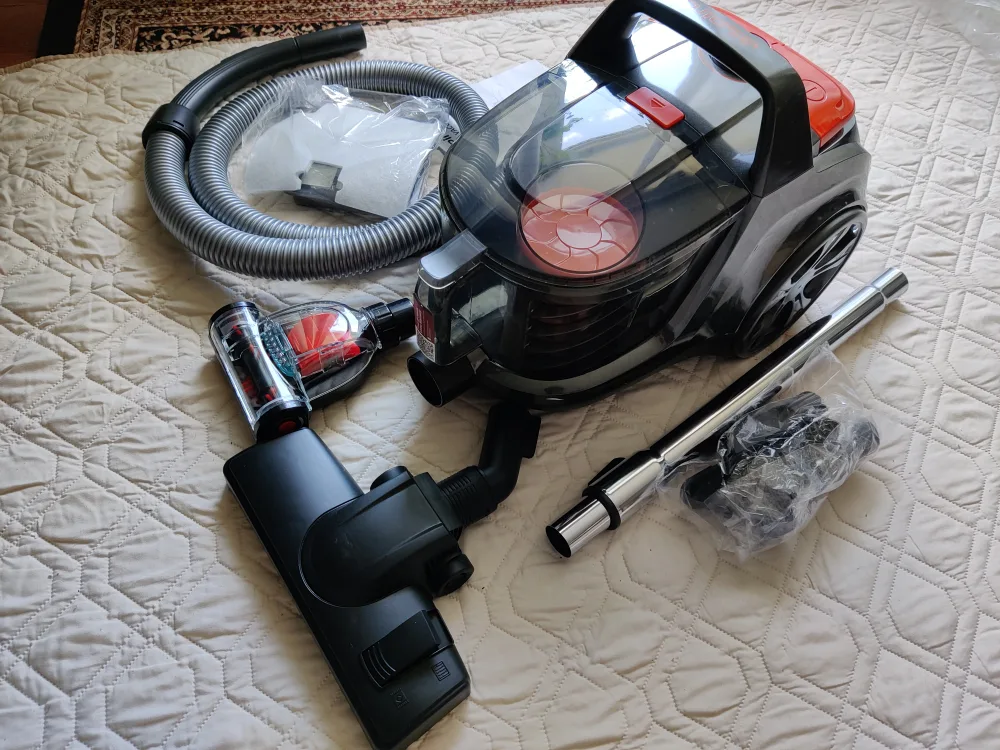 Aspiron Upgraded 1200W Bagless Canister Vacuum Cleaner thumbnail