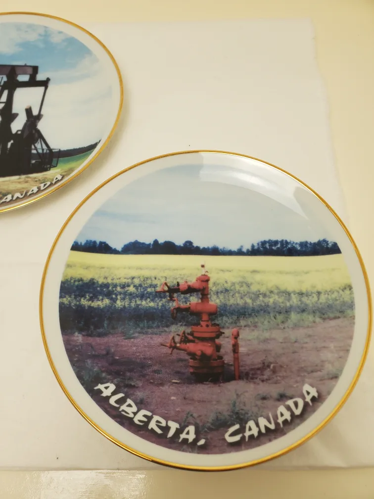 Alberta Oil Rig collectors plates image indicator(4)