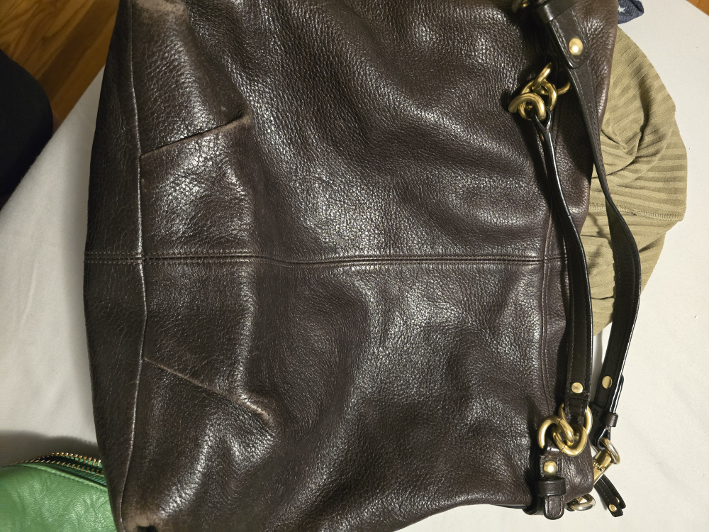 Coach Brown Leather Shoulder Bag