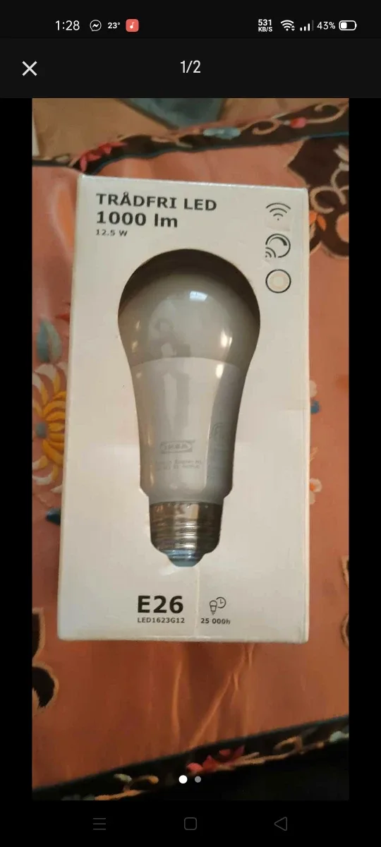 IKEA TRÅDFRI LED Bulb - 1000 lm, E26 thumbnail