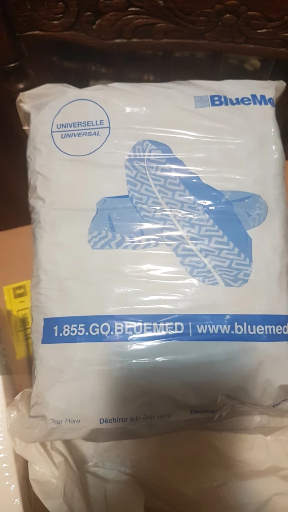 blue med booties