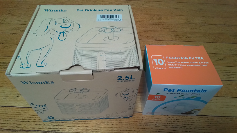 Wismika 2.5L Pet Drinking Fountain w/ Filters - photo 2