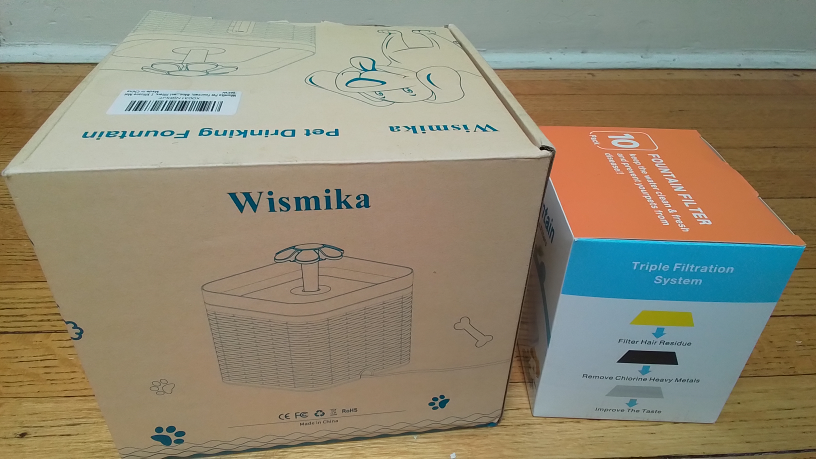 Wismika 2.5L Pet Drinking Fountain w/ Filters - photo 3