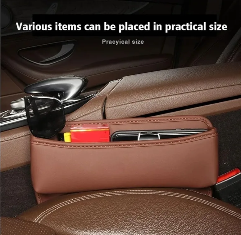 Car Seat Organizer, Brown, 11.4 in image indicator(4)