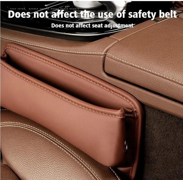 Car Seat Organizer, Brown, 11.4 in image indicator(5)