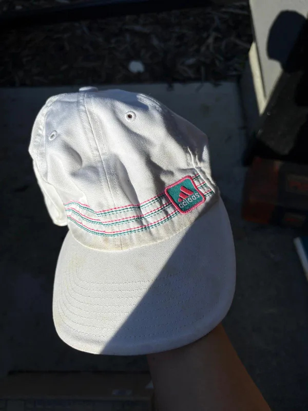 Adidas White Baseball Cap thumbnail