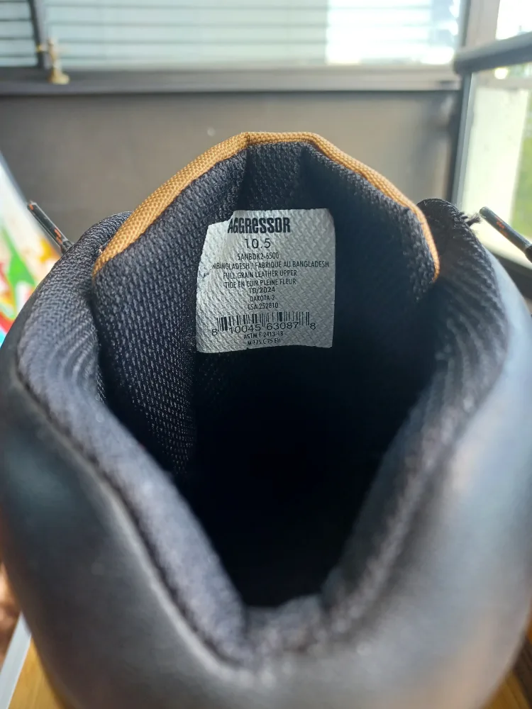 Steel Toe Work Boots Aggressor Size 10.5 (Reg $99+) image indicator(5)