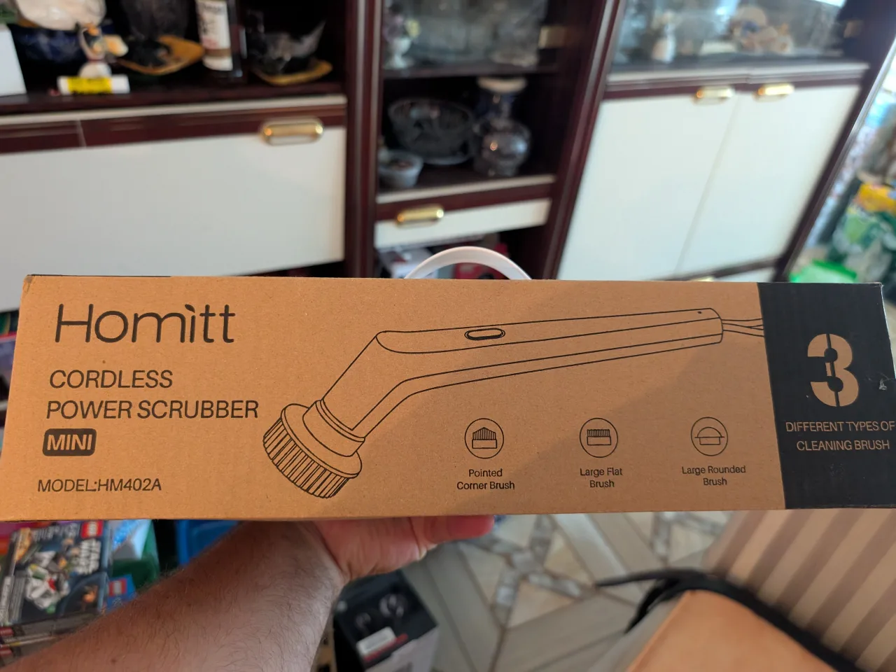 Homitt Cordless Power Scrubber Mini HM402A - NEW thumbnail