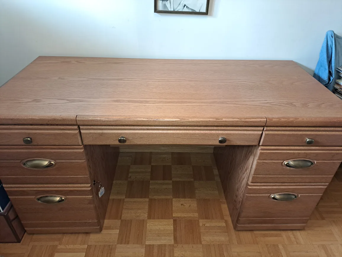 Wooden Desk & Chair Set thumbnail