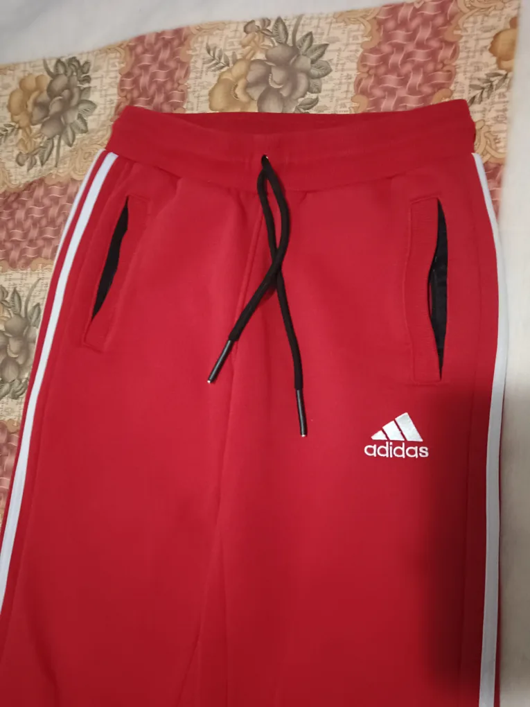 Adidas Red Track Pants image indicator(3)