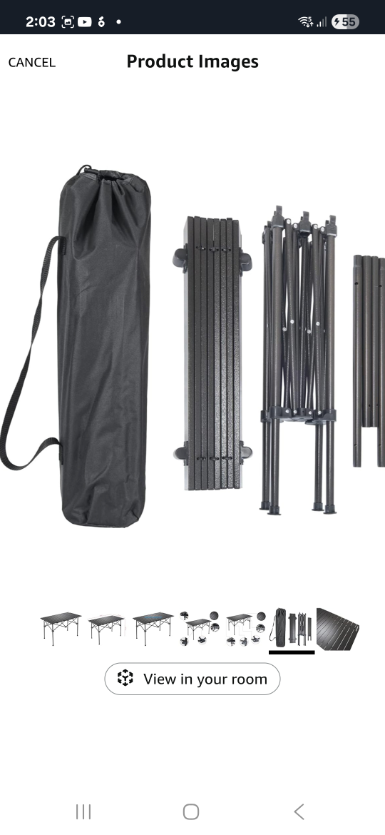 New Aluminum Portable Folding Camping Fishing XL - photo 5