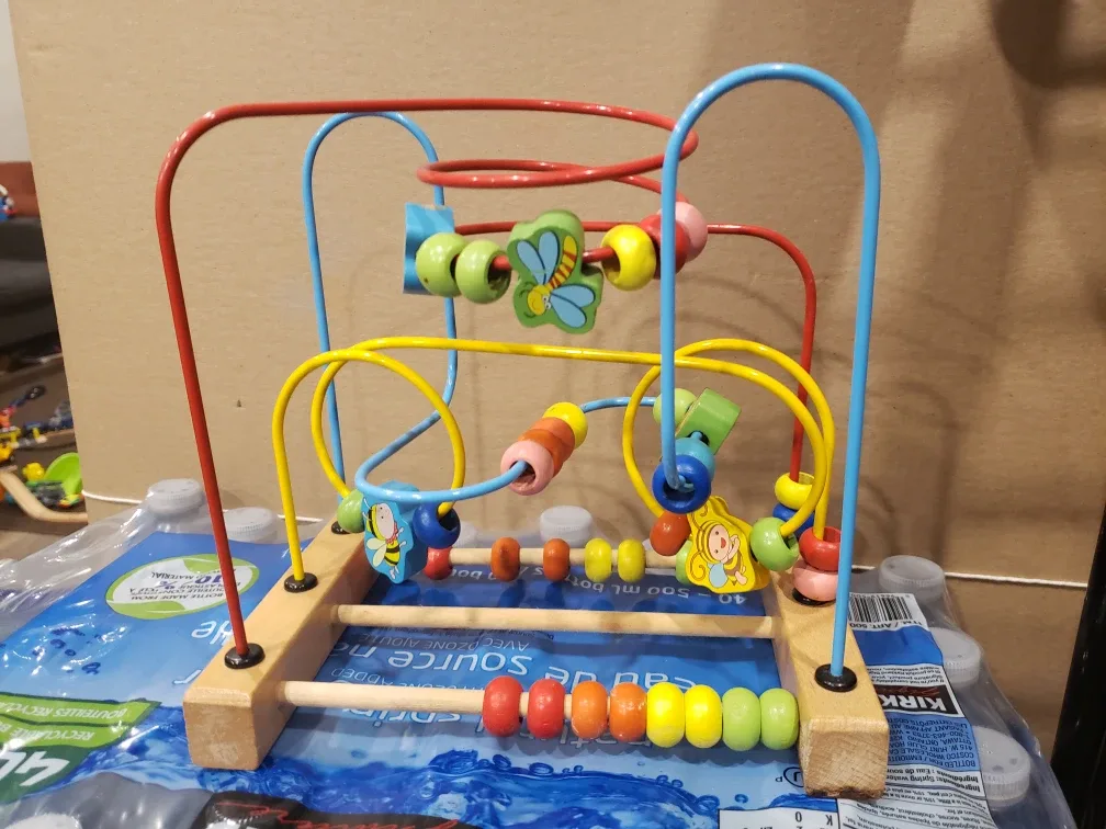 Wooden Bead Maze Toy thumbnail
