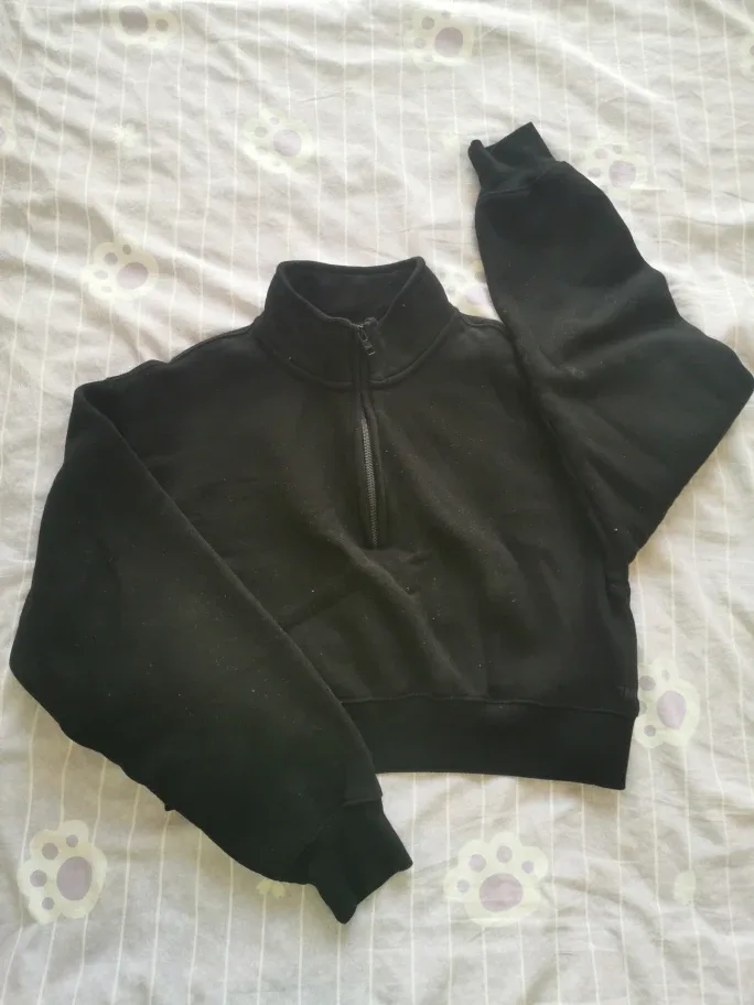 Aritiza TNA Sweatfleece Cozy Fleece - Black, Size M thumbnail