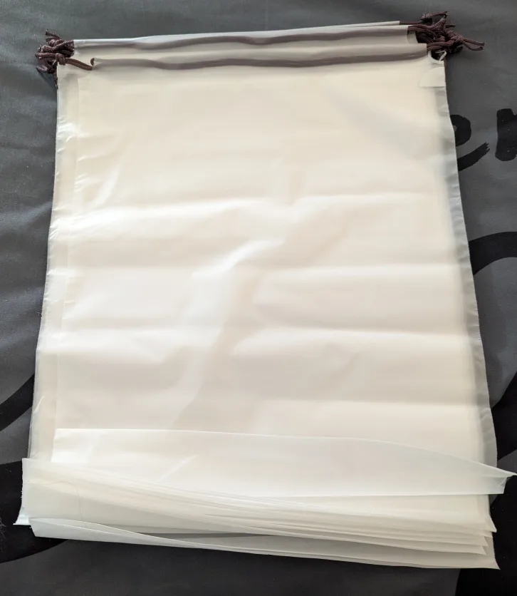 Drawstring Plastic Shoe Bags - New! thumbnail