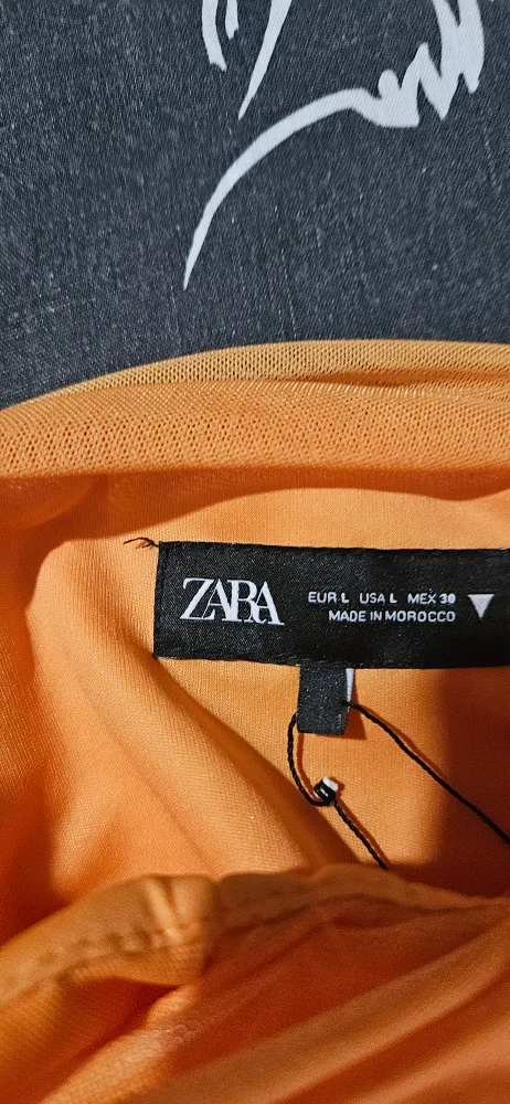 Zara Orange Dress - Size L image indicator(5)