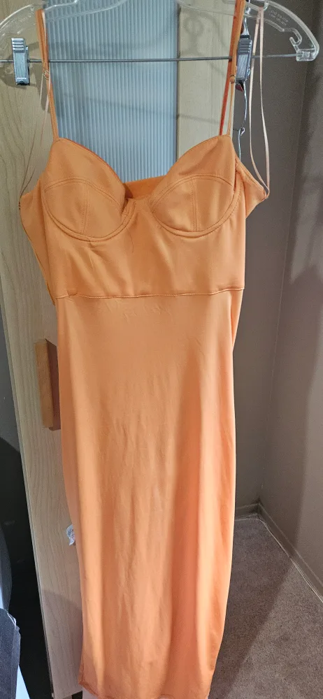 Zara Orange Dress - Size L image indicator(7)