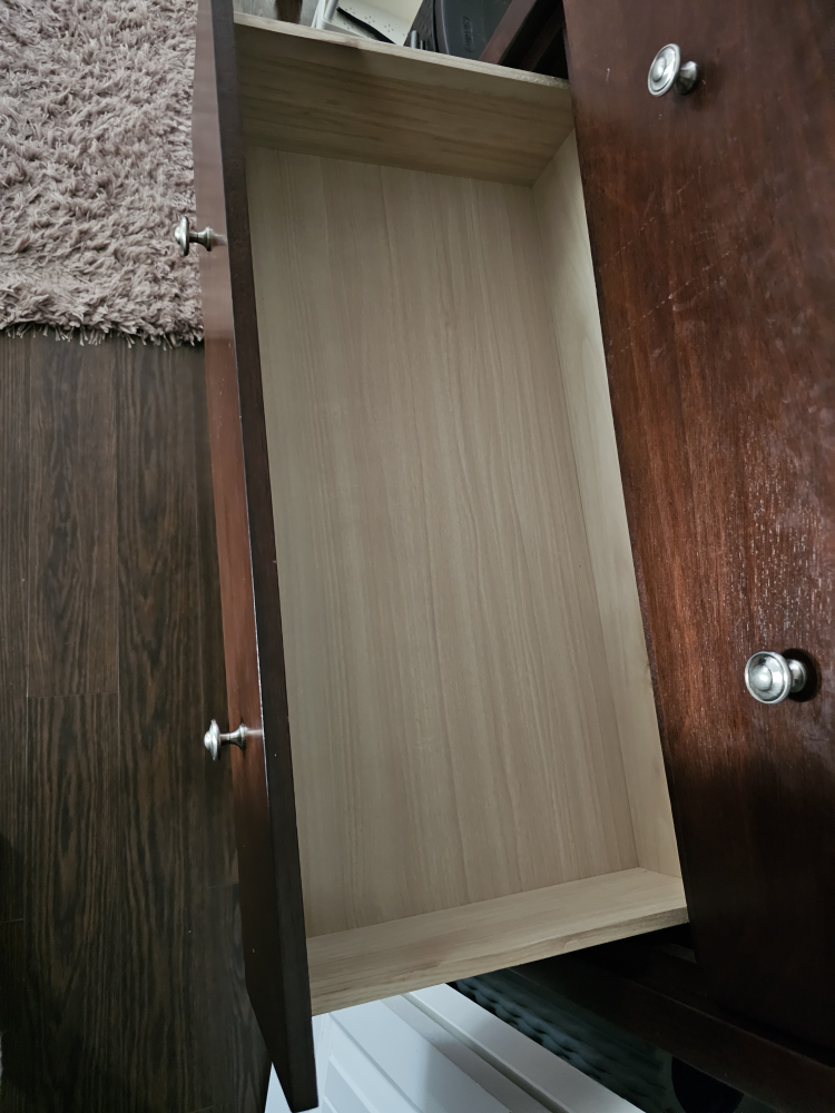 Brown Wooden 6-Drawer Dresser - photo 4