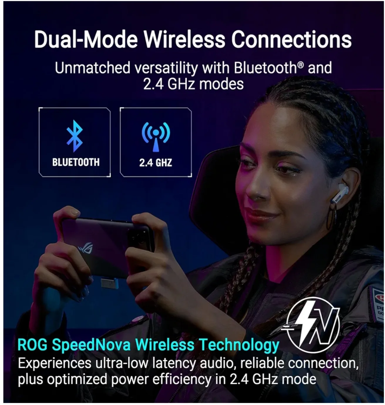 ROG Cetra True SpeedNova Wireless Earbuds - New image indicator(2)