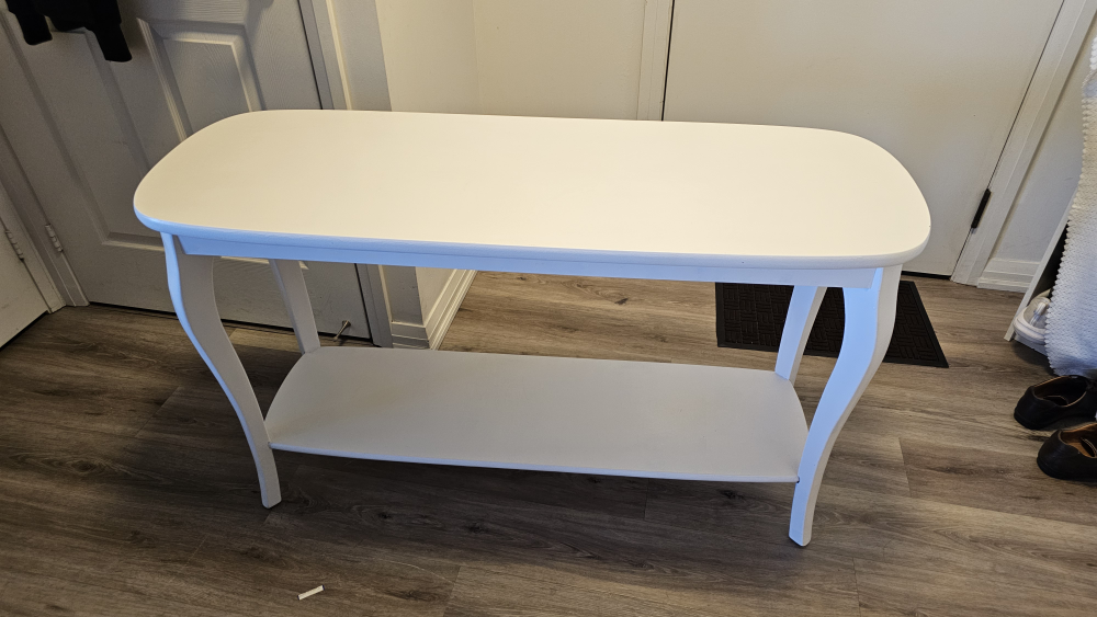 49 inch long multipurose white color table