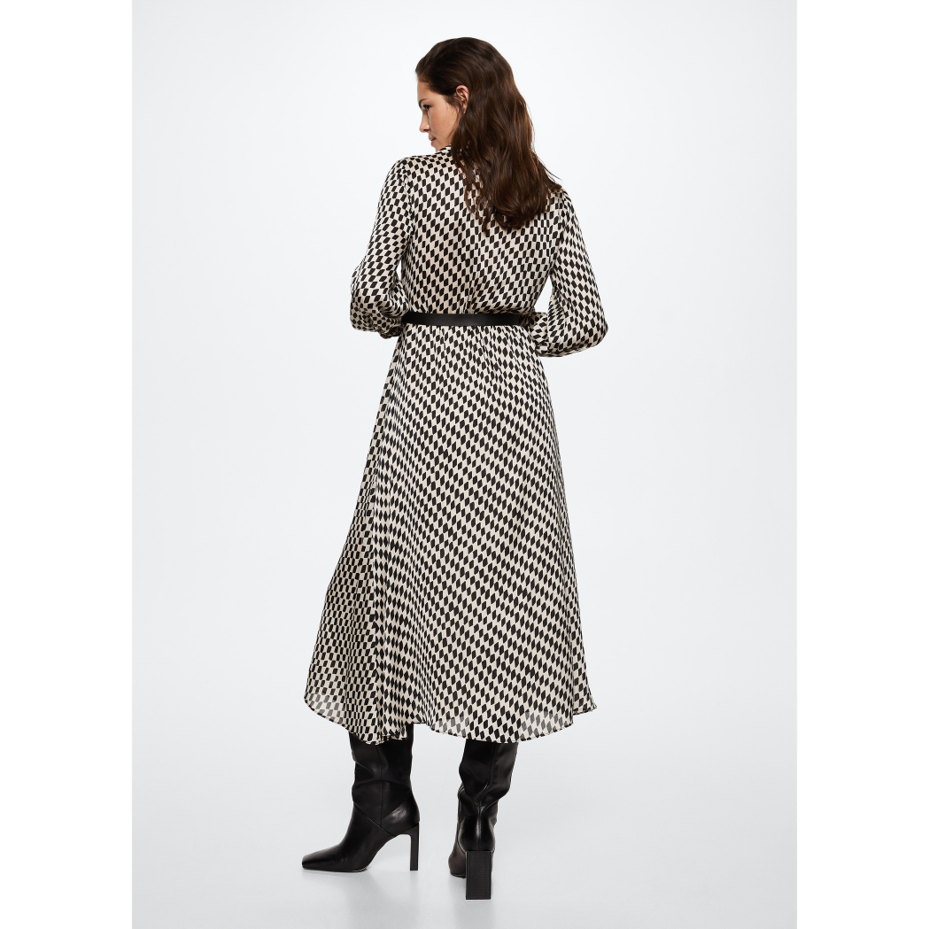 Mango Rhombus Print Midi Dress - photo 3