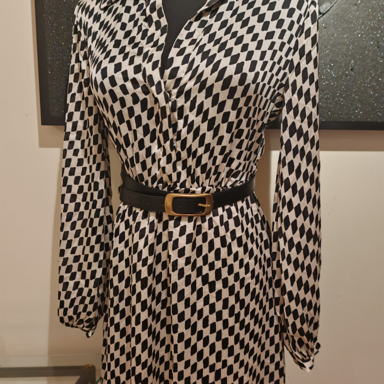 Mango Rhombus Print Midi Dress - photo 5