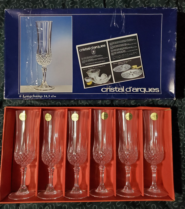 Crystal Cristal d'Arques Flutes (New)