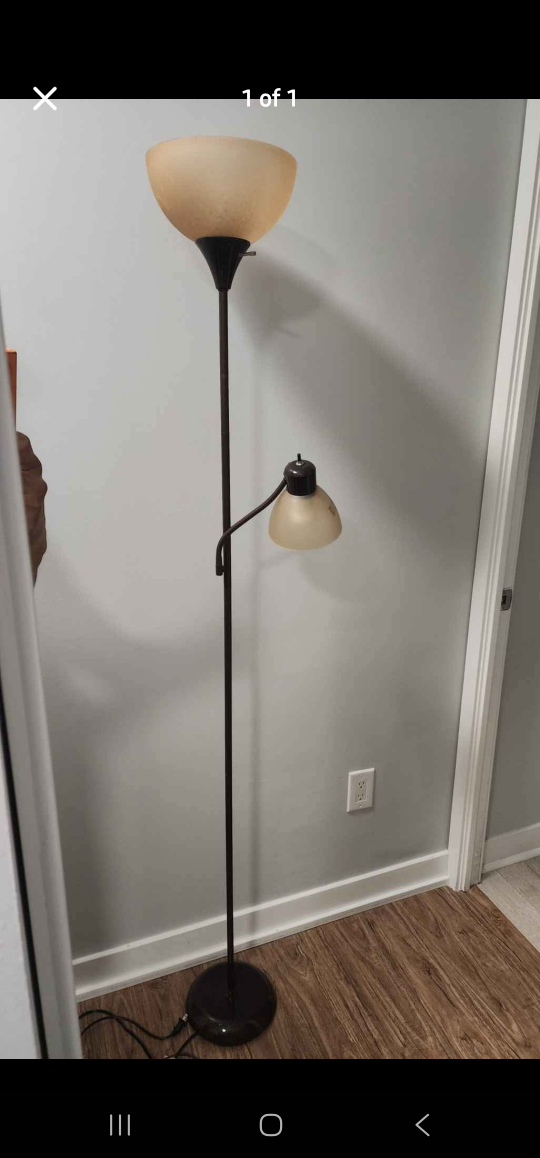 Floor Lamp with Reading Light