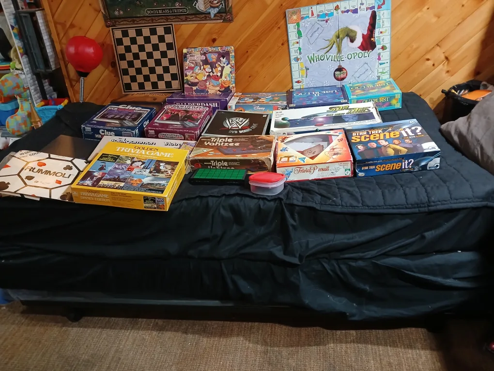 Assorted Board Games - Clue, Trivial Pursuit, thumbnail