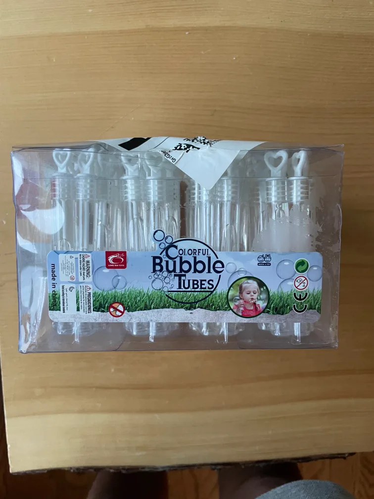 Heart Shaped Bubble Tubes - New in Box thumbnail