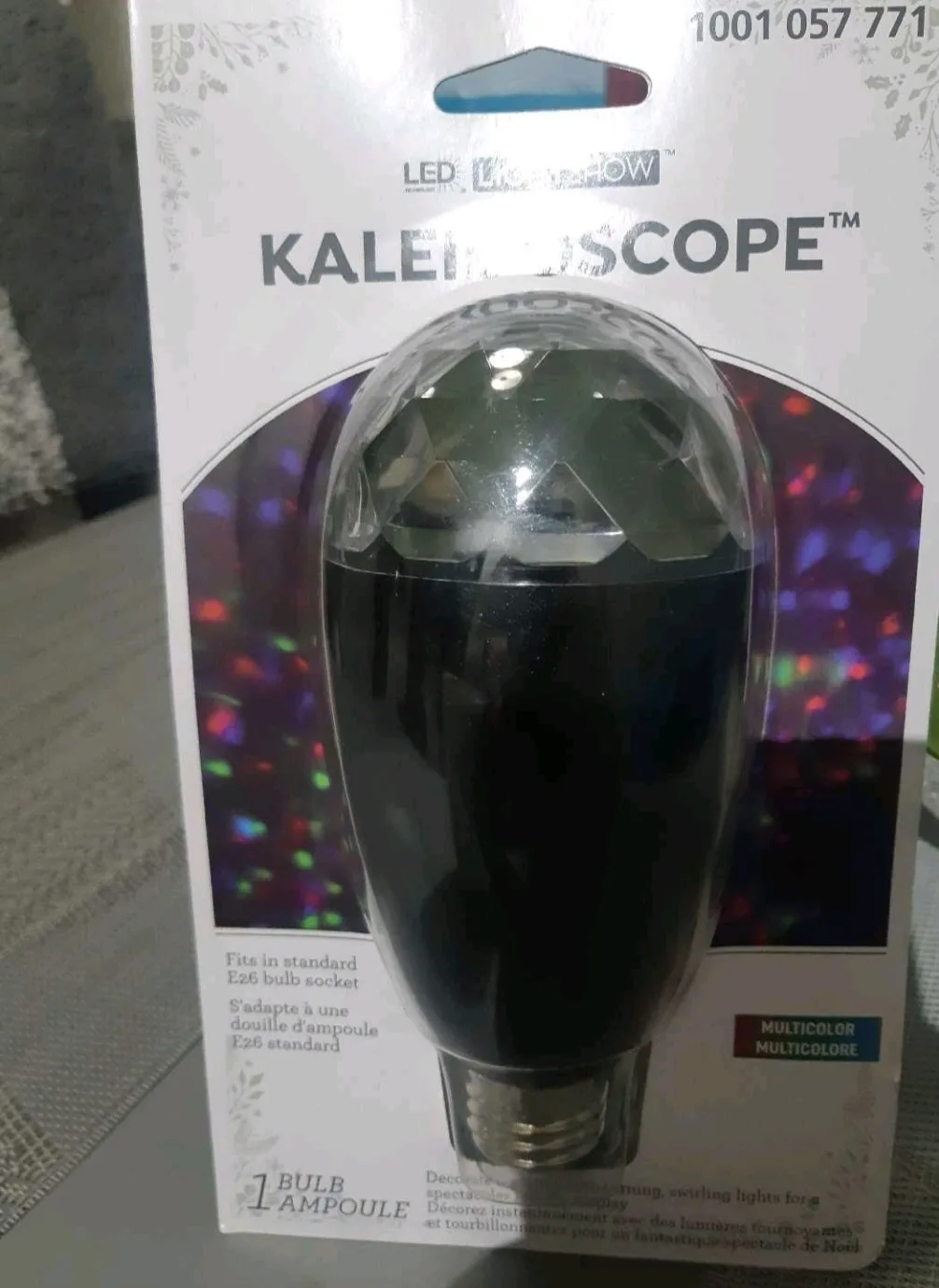 LED Lightshow Kaleidoscope Bulb - New in Box! thumbnail