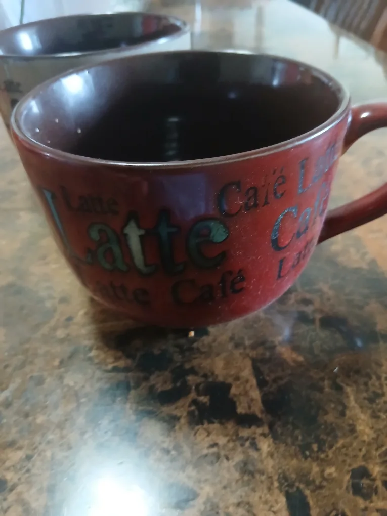 Latte Cafe Mugs - Set of Two image indicator(3)