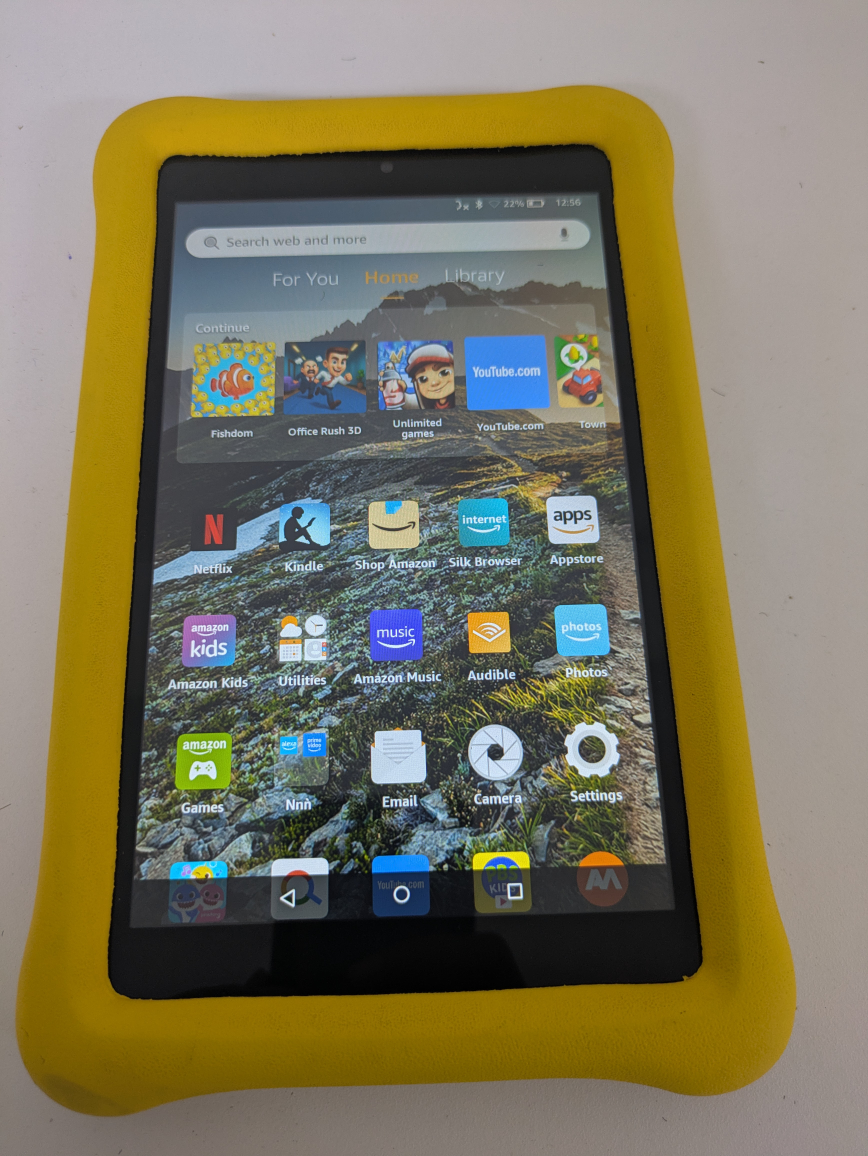 Amazon Fire HD 8 (7th gen) Kids Edition Tablet - Yellow Case