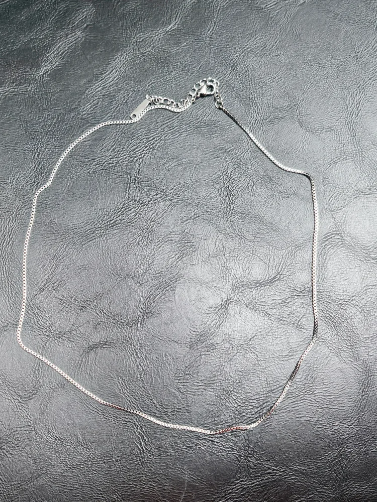 Stainless Steel Box Chain Necklace thumbnail