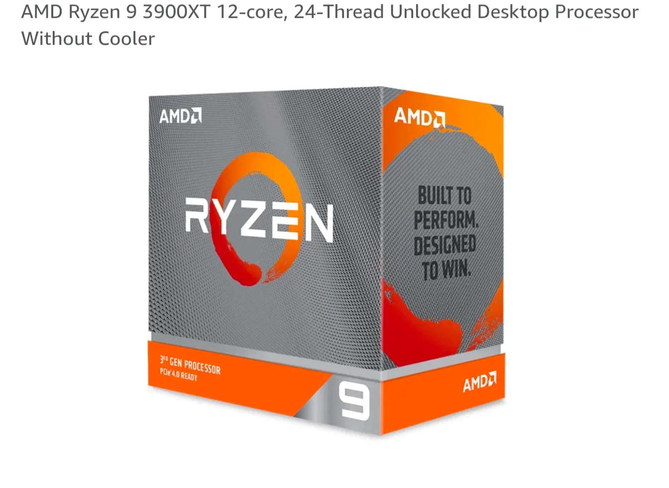 AMD Ryzen 9 3900XT 12-Core CPU Processor thumbnail