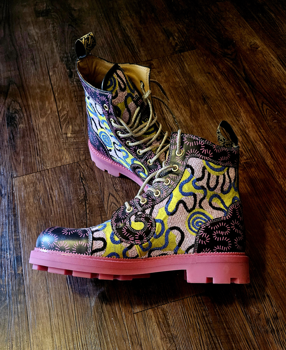 John Fluevog 7th Heaven Derby Swirl (6 eye) -  Ankle boots New. - photo 3