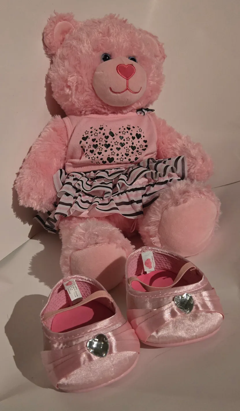 Build-A-Bear Pink Bear w/ Outfit image indicator(3)