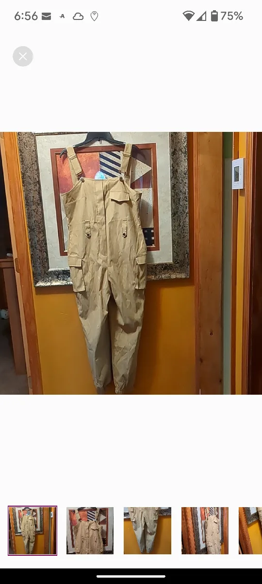 Tan Women's Jumpsuit thumbnail