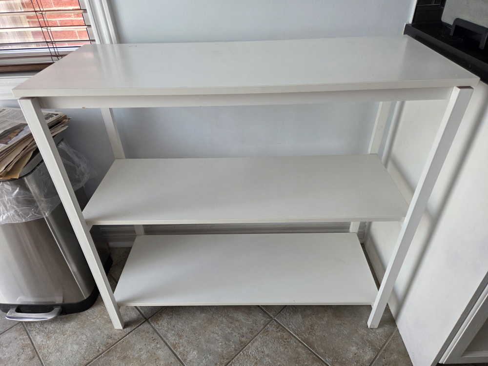 metal/wood storage unit