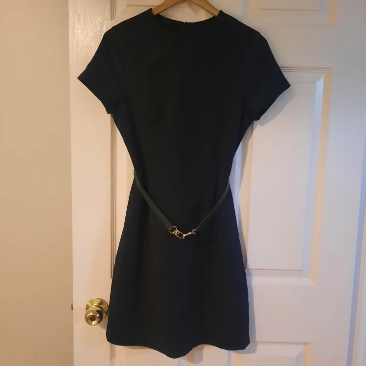 Little Black Dress with Belt size small thumbnail