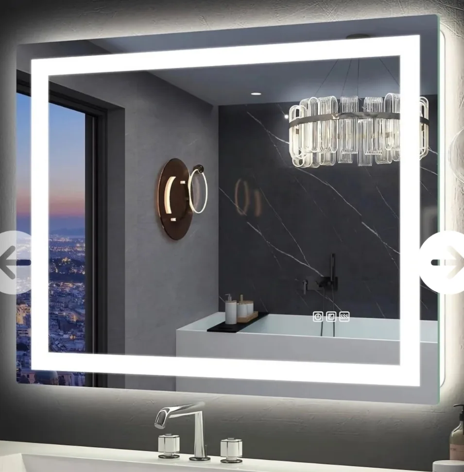 36" X 36" LED bathroom Mirror (New in box) thumbnail