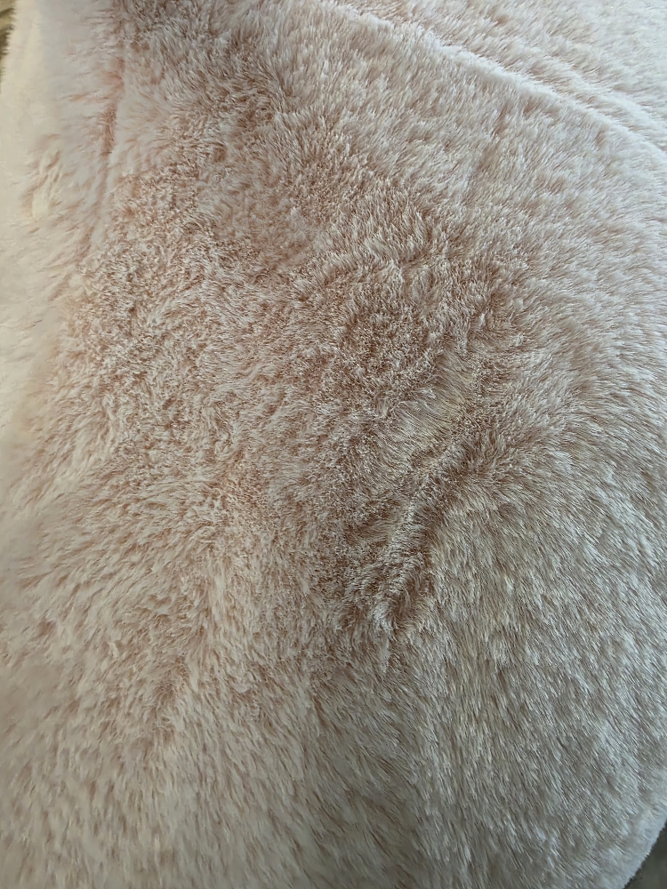 Pink Faux Fur Bean Bag Chair - photo 4